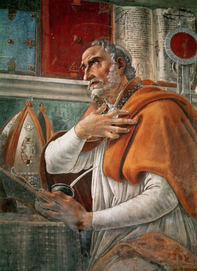 St. Augustine in his Cell, c.1480 (detail) by Sandro Botticelli